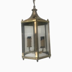 Brass Ceiling Lamp, 1980s