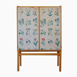 Mid-Century Modern Swedish Flora Cabinet by Axel Larsson for Bodafors, 1950s