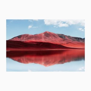 Tatsiana Volskaya, Panorama des Montagnes Rouges, Papier Photographique