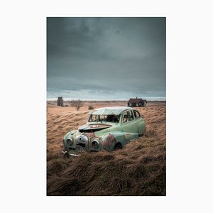 Chinaface, Old Abandoned Car, Photographic Paper