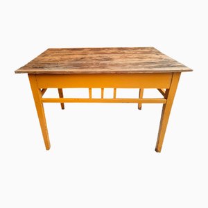 Mesa de trabajo vintage de madera