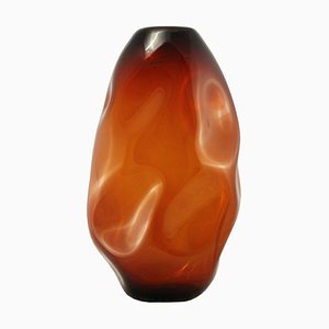 Will Riot Topaz Vase by Barbini Giampaolo for I Muranesi