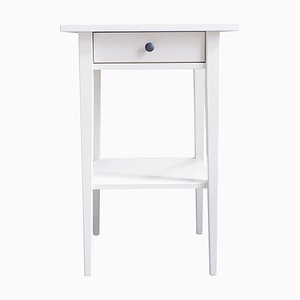 White Birch Bedside Table