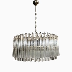 Lampadario pendenti con prismi di cristallo Acchiappasole
