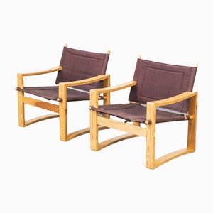 Lounge Chairs by Børge Jensen for Bernstorffsminde Mobelfabrik, Denmark, 1960s, Set of 2