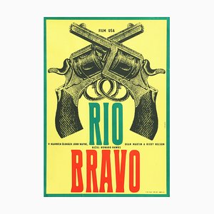 Rio Bravo Film Poster by Karel Vaca, 1967