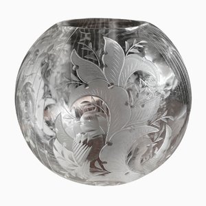 Bowl Vase Decorated with Birds