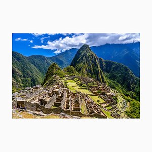 Carta fotografica Go Ga, Rovine di Machu Picchu, Ande, Perù