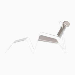Capri Easy Chair with Ottoman by Stefania Andorlini & Bernhard Mende, Set of 2