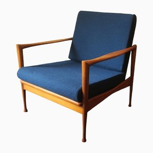 Scandinavian Ash Lounge Chair, 1950s
