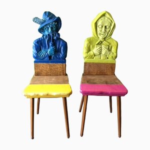 The Soul of Women and Men Side Chairs from Markus Friedrich Staab, Set of 2