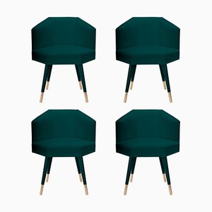 Green Beelicious Chair by Royal Stranger, Set of 4