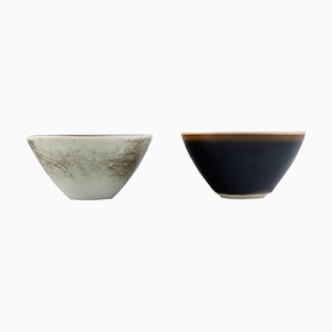 Mid-Century Bowls in Glazed Ceramics from Rörstrand, Set of 2