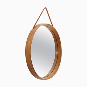 Miroir Mid-Century en Chêne par Uno & Östen Kristiansson pour Luxus, Suède