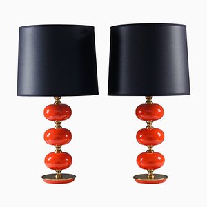 Lámparas de mesa suecas de Stilarmatur Tranås. Juego de 2