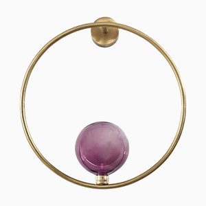 Gaia Purple Sconce by Emilie Lemardeley
