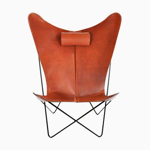 Hazelnut and Black Ks Lounge Chair by Ox Denmarq