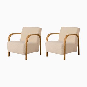 Dedar/Artemidor Arch Lounge Chairs by Mazo Design, Set of 2