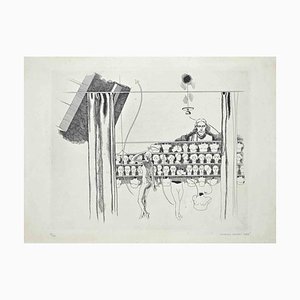 Jacques Maret, House of Dolls, Original Etching, 1929