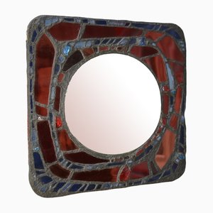 Colorful Glass Mosaic Mirror, 1960s