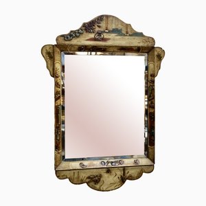 Antique Chinoiserie Wall Mirror