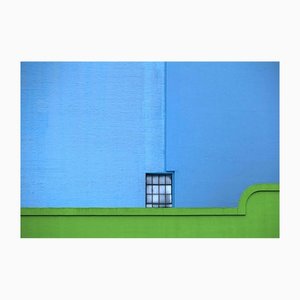John C. Magee, muro e finestra color pastello, carta fotografica