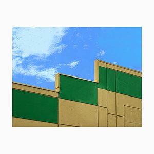 John C. Magee, Three Green Rectangles, Photographic Paper