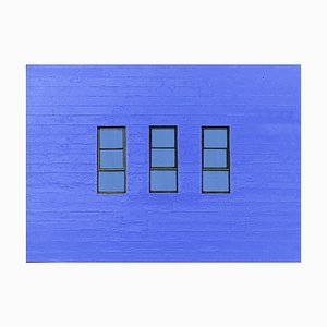 John C. Magee, Blue Windows and Concrete, Papier Photographique