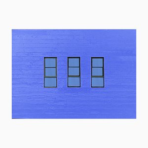 John C. Magee, Blue Windows and Concrete, Photographic Paper
