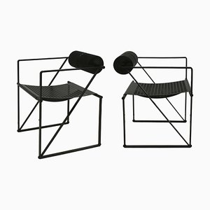 Chaises d'Appoint Mid-Century Modernes par Mario Botta pour Alias, 1982, Set de 2