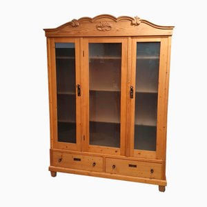 Antique Cabinet in Glass & Wood