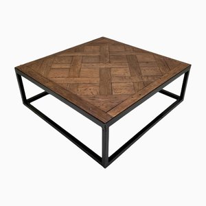 Wood & Metal Coffee Table