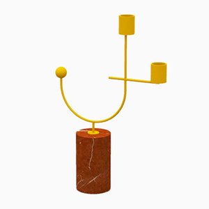 Balancer 5 Candleholder by Nunzia Ponsillo for 0.0 flat floor + Alfaterna marmi
