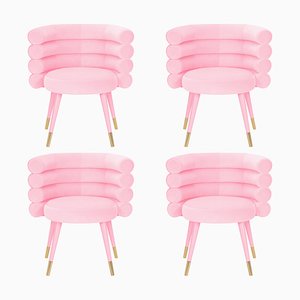 Chaise Marshmallow Rose par Royal Stranger, Set de 4