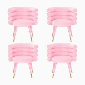 Pink Marshmallow Chair by Royal Stranger, Set of 4