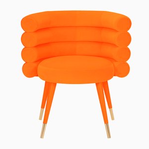 Orange Marshmallow Chair by Royal Stranger