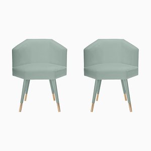 Teal Beelicious Chair by Royal Stranger, Set of 2