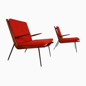 Boomerang Lounge Chair by Peter Hvidt & Orla Mølgaard Nielsen for France & Daverkosen, 1950s