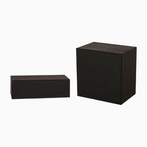 Black Wooden Sideboards from Pastoe