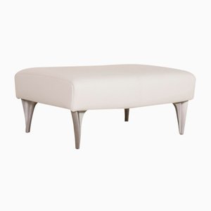 White Leather 1600 Stool from Rolf Benz