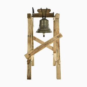 Bell with Wooden Structure by Claude Gulliet