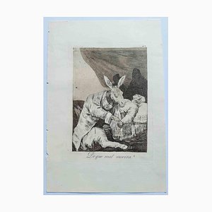 Francisco Goya, De qué mal morirá?, Gravure à l'Eau-Forte, 1799