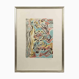 André Masson, Homage to Michelangelo, Original Etching, 1975