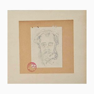 Alfred Grevin, Portrait, Dessin Original, Fin du 19ème Siècle