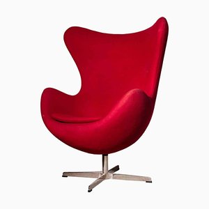 Egg chair vintage nello stile di Arne Jacobsen, anni '70