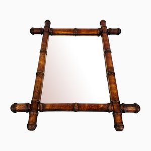 Specchio in simil bambù