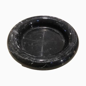 Mid-Century Modern Italian Ashtray in Black Marble by Angelo Mangiarotti, 1967