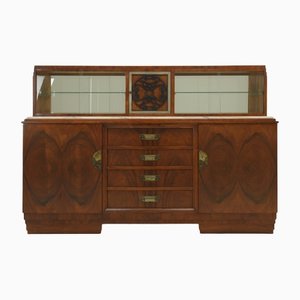 Art Deco Sideboard with Showcase Attachment