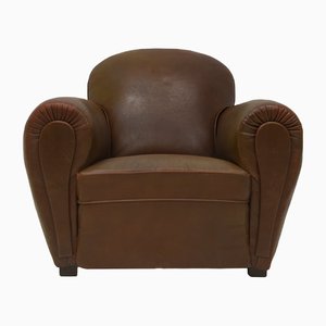 Club chair in similpelle, anni '40