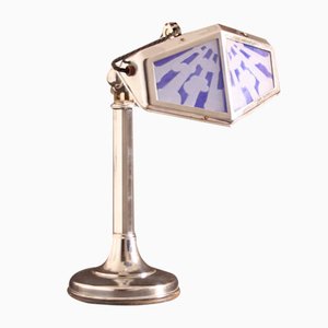 Large French Metal Table Lamp from Pirouette, 1920s